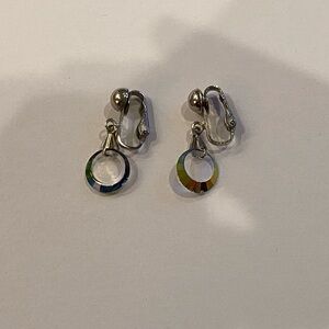 Vintage Crystal Clip-On Earrings